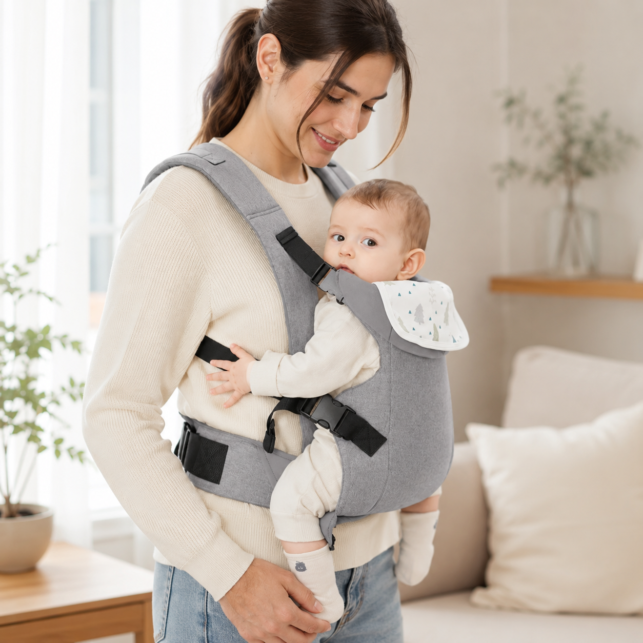 AmoraNido Comfort Pro — All-Season Baby Carrier