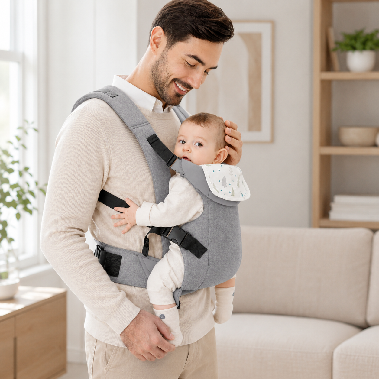 AmoraNido Comfort Pro — All-Season Baby Carrier