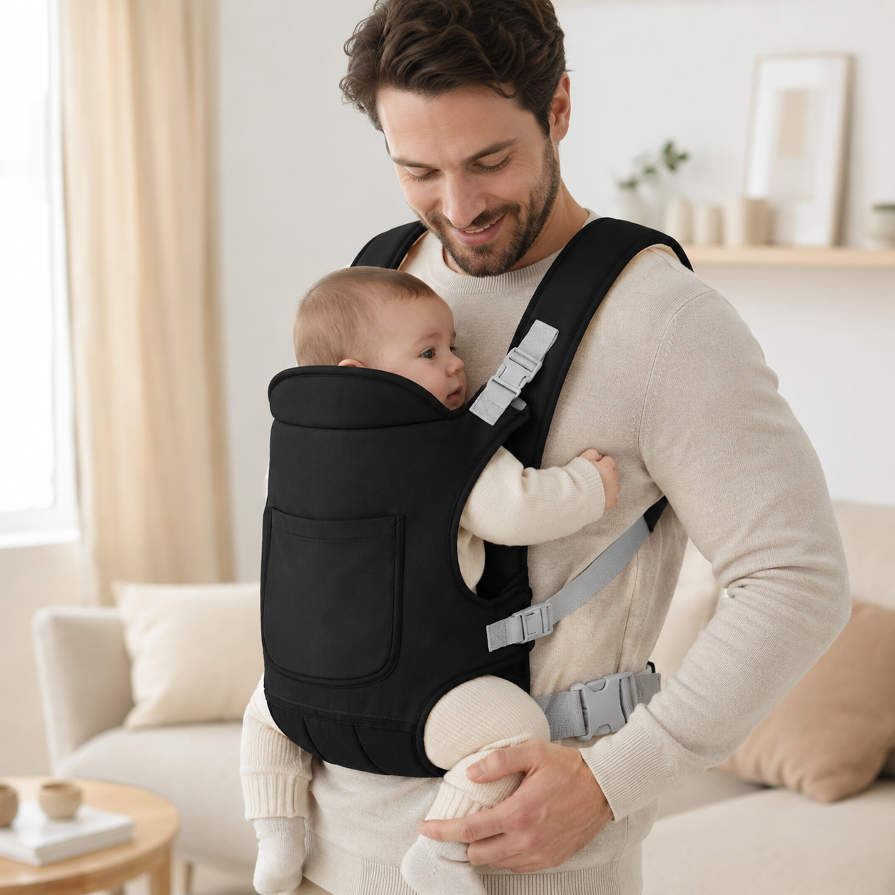 AmoraNido Flexi 4 — 4-in-1 Baby Carrier