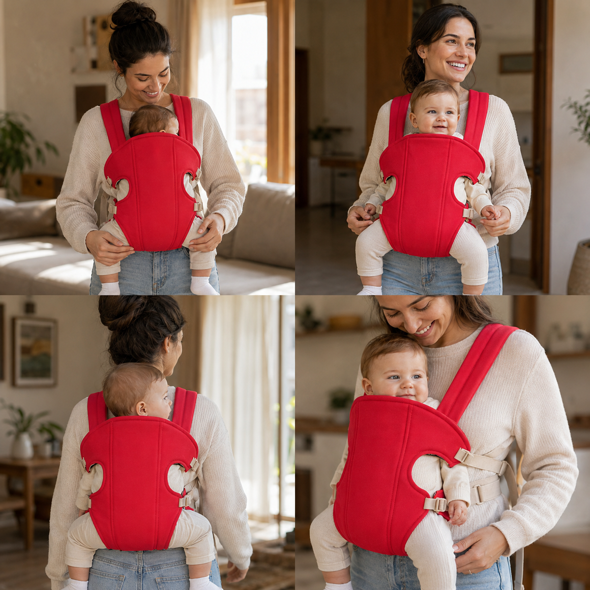 RubyNest™ · Marsupio strutturato regolabile